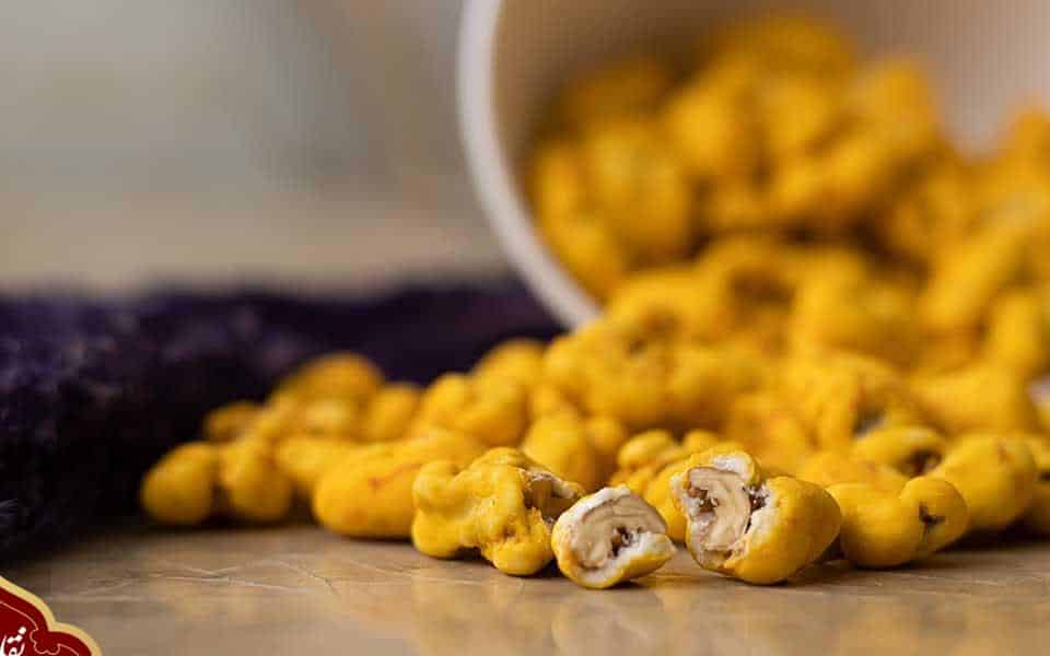 بهترین سوغات ارومیه 2 سوغات نقل زعفرانی ارومیه